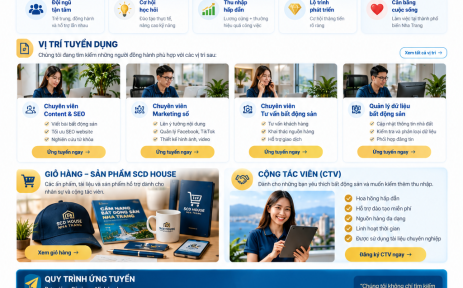 Tuyển Dụng SCD House Nha Trang | CTV Bất Động Sản