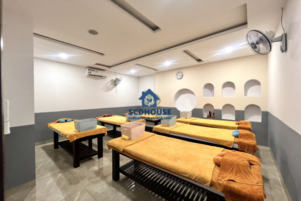 CHO THUÊ TÒA NHÀ KINH DOANH SIÊU RỘNG 15 PHÒNG CÓ HẦM MẶT TIỀN ĐƯỜNG KHU ĐÔ THỊ HÀ QUANG 2 NHA TRANG – DIỆN TÍCH SÀN 235M² NGANG 10M GIÁ 100 TRIỆU