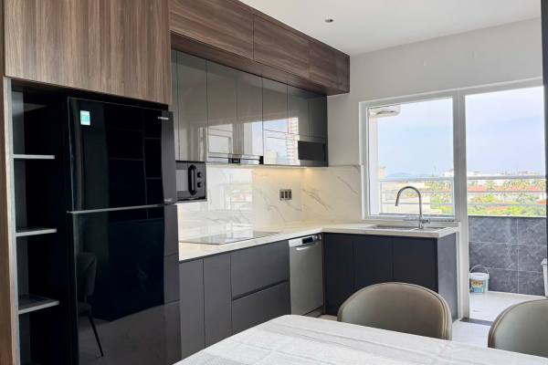CHO THUÊ CĂN HỘ GÓC SIÊU VIP MƯỜNG THANH VIỄN TRIỀU NHA TRANG – MẶT TIỀN BIỂN PHẠM VĂN ĐỒNG 2 PHÒNG NGỦ 2 WC FULL NỘI THẤT CAO CẤP CÓ MÁY RỬA CHÉN GIÁ 28 TRIỆU/THÁ