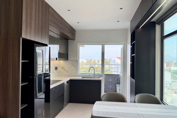 CHO THUÊ CĂN HỘ GÓC SIÊU VIP MƯỜNG THANH VIỄN TRIỀU NHA TRANG – MẶT TIỀN BIỂN PHẠM VĂN ĐỒNG 2 PHÒNG NGỦ 2 WC FULL NỘI THẤT CAO CẤP CÓ MÁY RỬA CHÉN GIÁ 28 TRIỆU/THÁ
