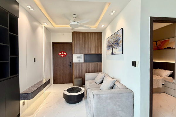 CHO THUÊ CĂN HỘ GÓC SIÊU VIP MƯỜNG THANH VIỄN TRIỀU NHA TRANG – MẶT TIỀN BIỂN PHẠM VĂN ĐỒNG 2 PHÒNG NGỦ 2 WC FULL NỘI THẤT CAO CẤP CÓ MÁY RỬA CHÉN GIÁ 28 TRIỆU/THÁ