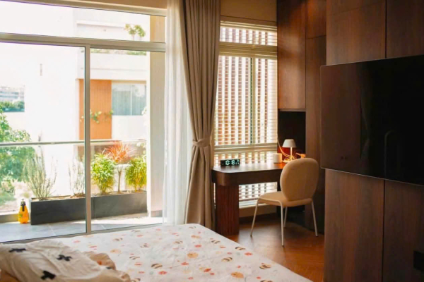 CHO THUÊ BIỆT THỰ / NHÀ PHỐ KĐT MỸ GIA NHA TRANG – DIỆN TÍCH SỬ DỤNG 270M² GỒM 3 PHÒNG NGỦ 3 WC NỘI THẤT HIỆN ĐẠI ĐẦY ĐỦ CÓ MÁY RỬA BÁT GẦN HỒ BƠI GIÁ 40 TRIỆU/THÁNG