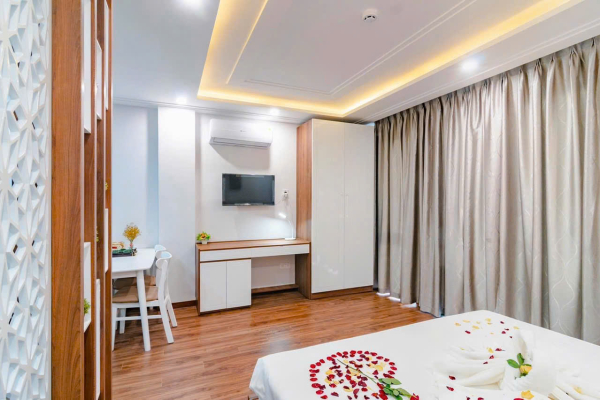 BÁN TÒA NHÀ CĂN HỘ 8 TẦNG CÓ THANG MÁY GẦN CÔNG VIÊN DÃ TƯỢNG VÀ BIỂN NHA TRANG – DIỆN TÍCH 97,5M² NGANG 5M MẶT TIỀN ĐƯỜNG 10M GỒM 12 CĂN HỘ FULL NỘI THẤT SỔ HỒNG ĐÃ HOÀN CÔNG GIÁ 23 TỶ