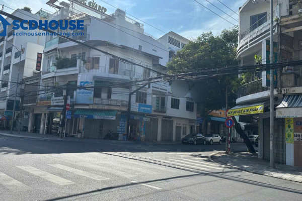 CHO THUÊ MẶT BẰNG  NHA TRANG – LÔ GÓC 2 MẶT TIỀN HỒNG BÀNG – NGÔ GIA TỰ, GIÁ 45 TRIỆU/THÁNG