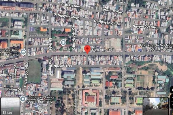 CHO THUÊ NHÀ 55 ĐIỆN BIÊN PHỦ NHA TRANG – 2 TẦNG, GIÁ 15 TRIỆU/THÁNG