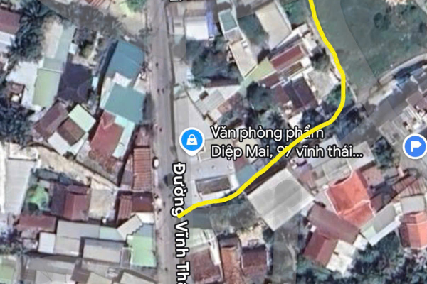 BÁN NHÀ 2 TẦNG ĐƯỜNG VĨNH THÁI NHA TRANG – CÓ GARA Ô TÔ TRONG SÂN – DIỆN TÍCH 91M² NGANG 11M BỀ THẾ – GIÁ CHỈ 2 TỶ 990